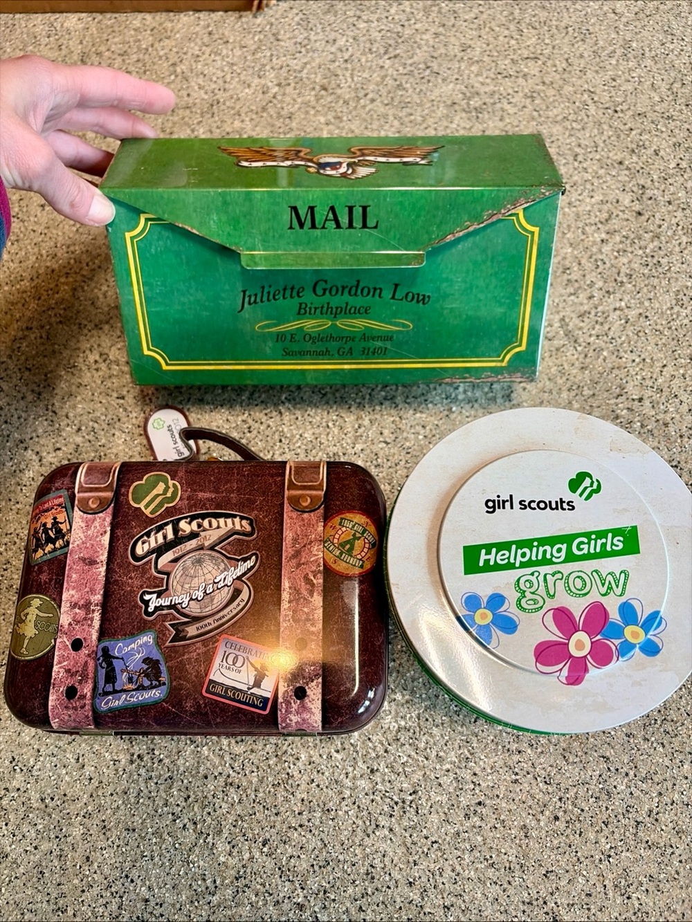Girl Scouts 100th Anniversary Collectible Tin Lot Juliette Gordon Low